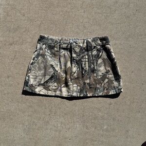 Camouflage Mini Skirt